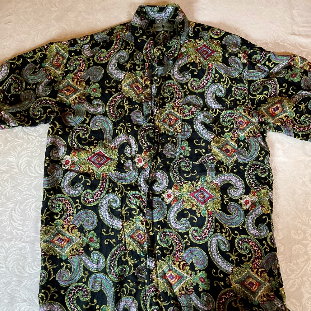 100% Silk shirt by Robert Stock